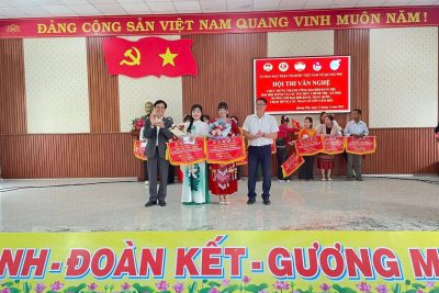 HỘI THI VĂN NGHỆ CHÚC MỪNG THÀNH CÔNG ĐẠI HÔI ĐẢNG BỘ, ĐẠI HỘI MTTQ VÀ CÁC TỔ CHỨC CHÍNH TRỊ – XÃ HỘI , HƯỚNG TỚI ĐẠI HỘI ĐẢNG BỘ TOÀN QUỐC, CHÀO MỪNG CÁC NGÀY LỄ LỚN NĂM 2025