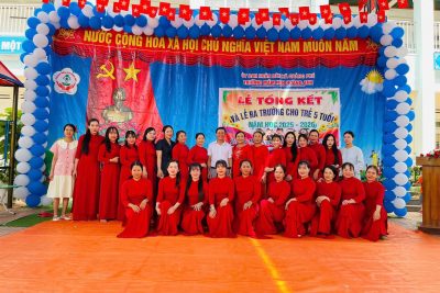 TRƯỜNG MN HOÀNG ANH XÃ QUẢNG PHÚ TỔ CHỨC LỄ TỔNG KẾT NĂM HỌC 2025-2026