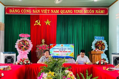 Khảo sát tình hình thực hiên nhiệm vụ giáo dục của trường mầm non Hoàng Anh năm học 2025 -2026.